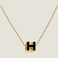 18K Hermes Cage D'H Necklace