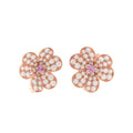 18K Frivole Pink Sapphire Earrings