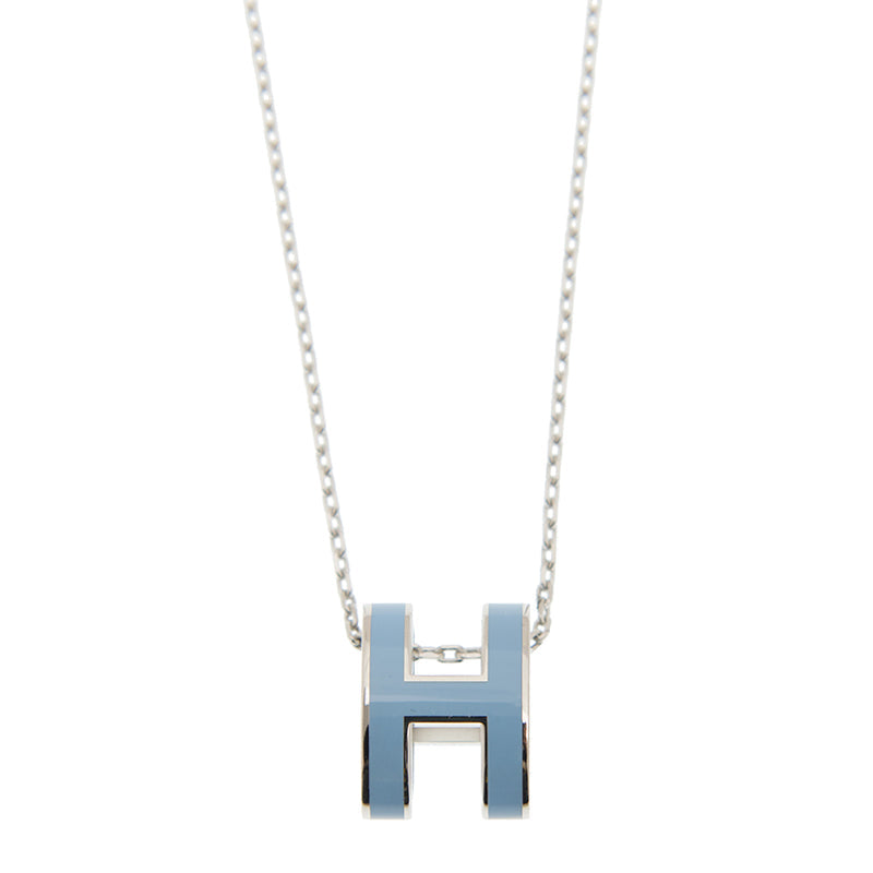 18K Hermes Mini Pop Blue Necklace