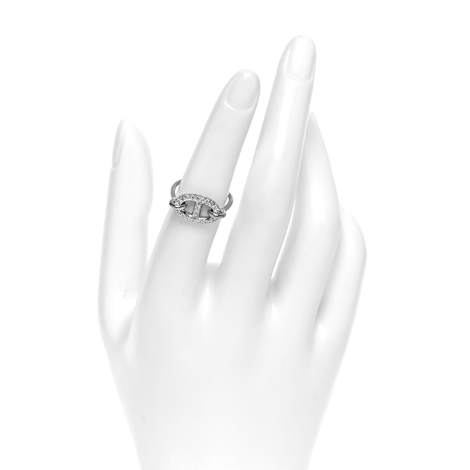 18K Hermes Farandole Diamond Ring