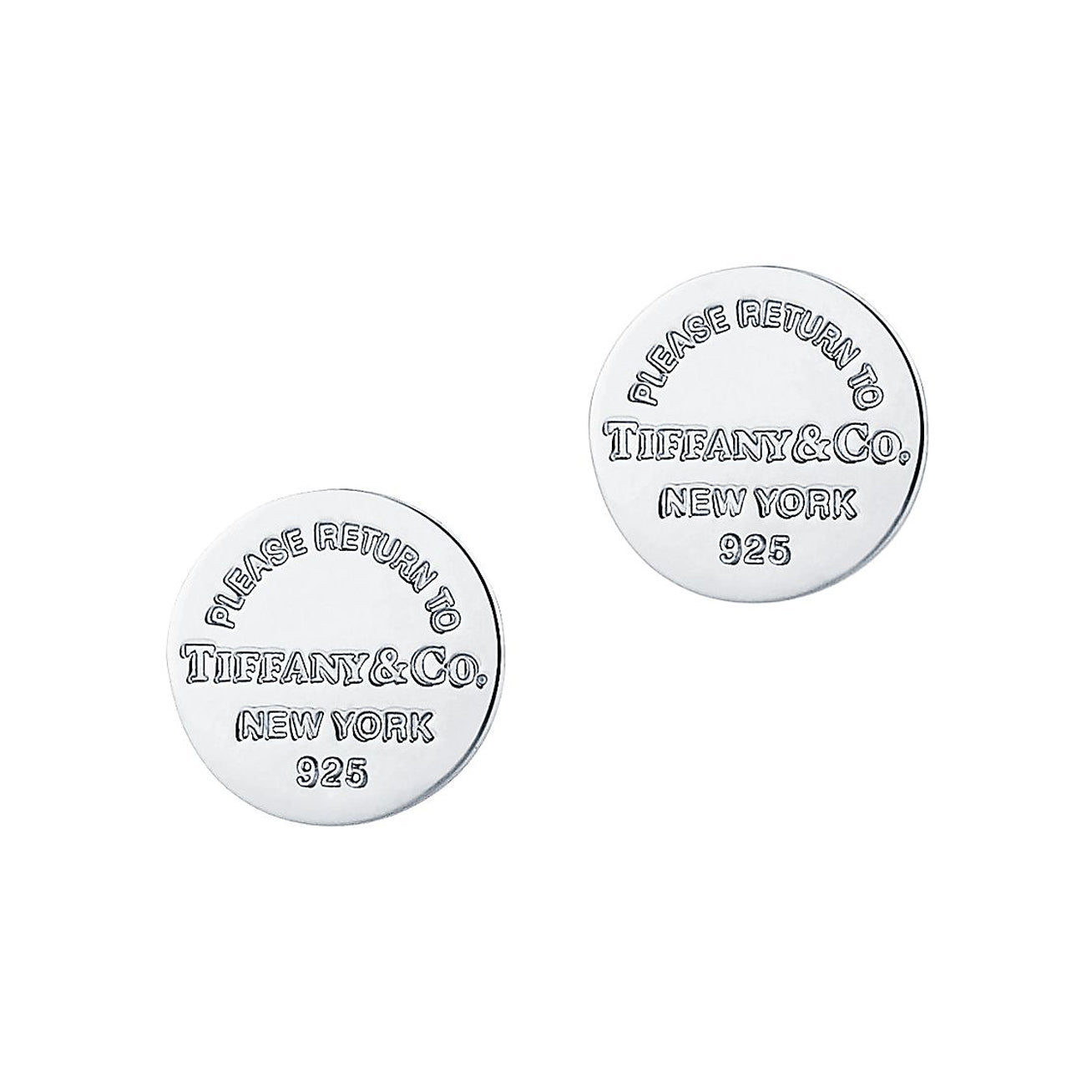 18K Tiffany Return to Circle Stud Earrings