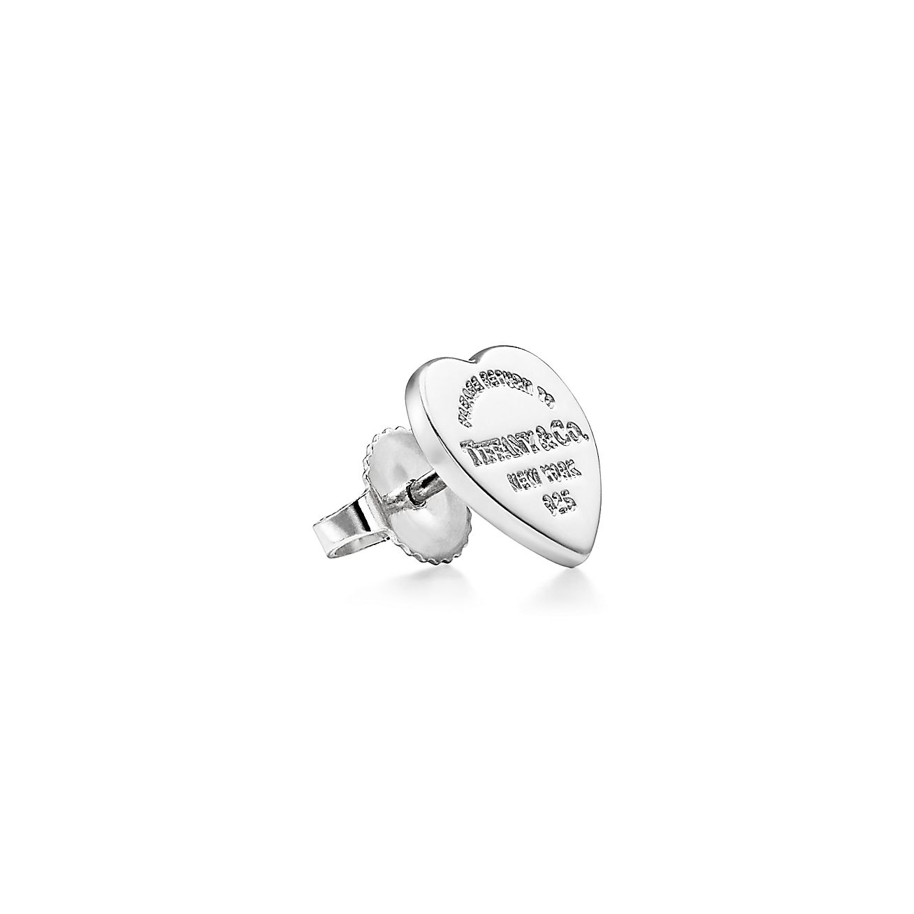 18K Tiffany Return to Lovestruck Heart Tag & Arrow Earrings