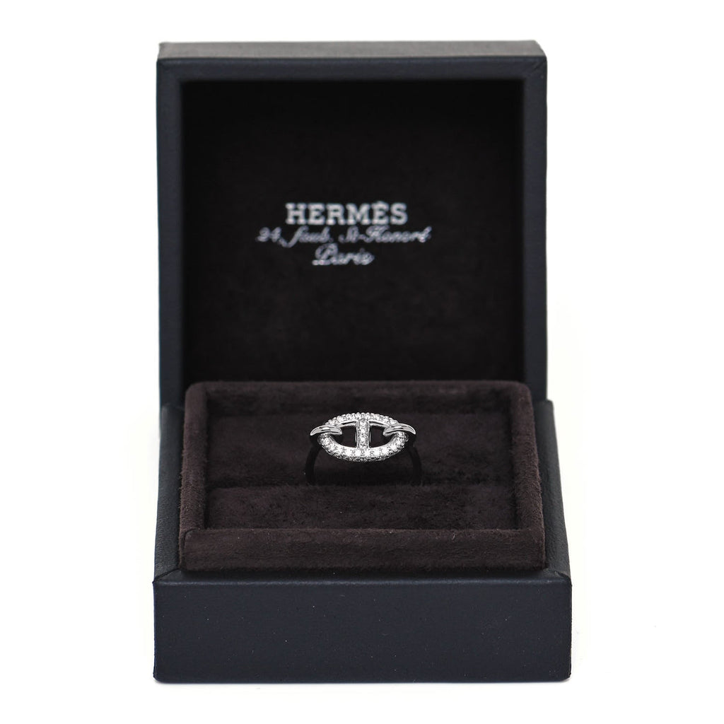 18K Hermes Farandole Diamond Ring