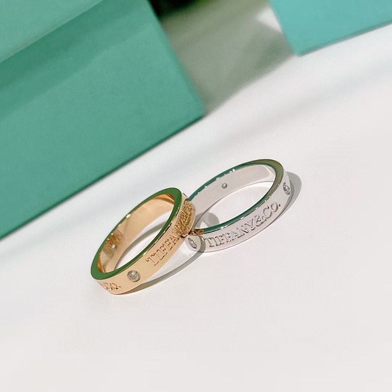 18K Tiffany Rose Gold Wedding Ring