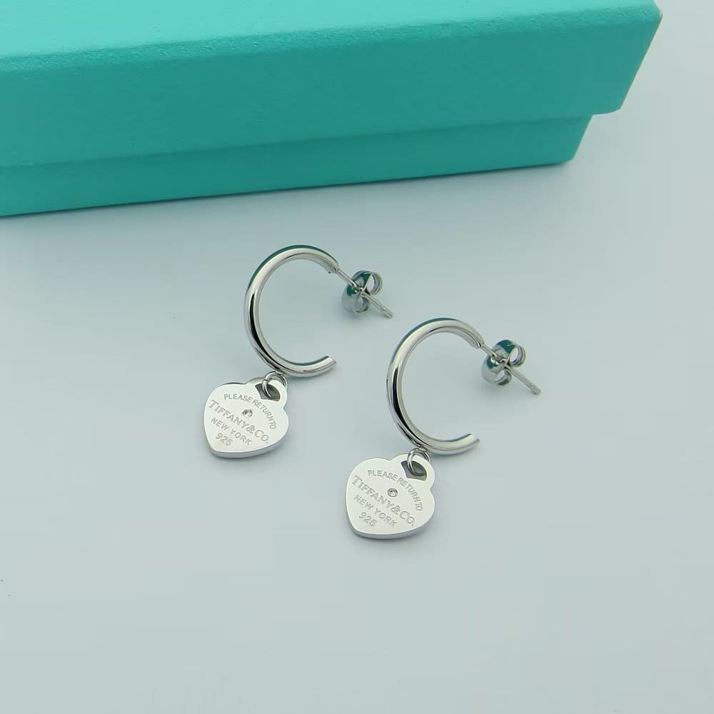 18K Tiffany Return to Hoop Earrings