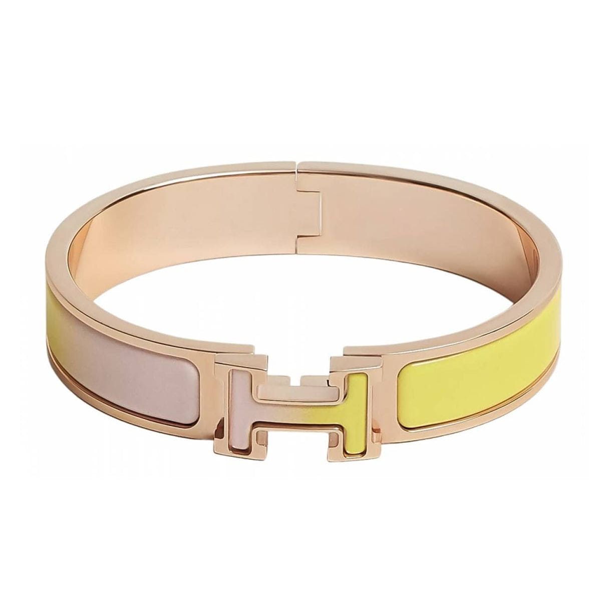 18K Hermes Clic Multicolour Bracelet
