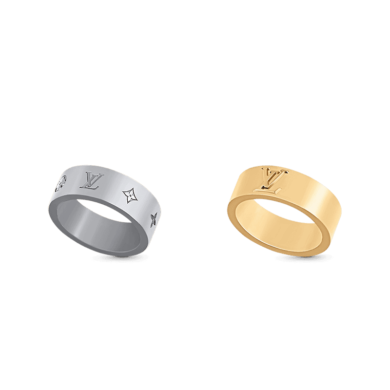 18K Louis Vuitton Instinct Set of Two Ring