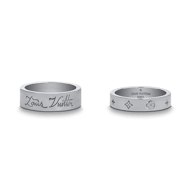 18K Louis Vuitton You & Me Set of 2 Ring