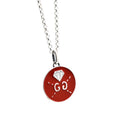 18K Gucci Double Ghost Red Necklace