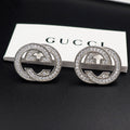 18K Gucci Double Diamonds Earrings