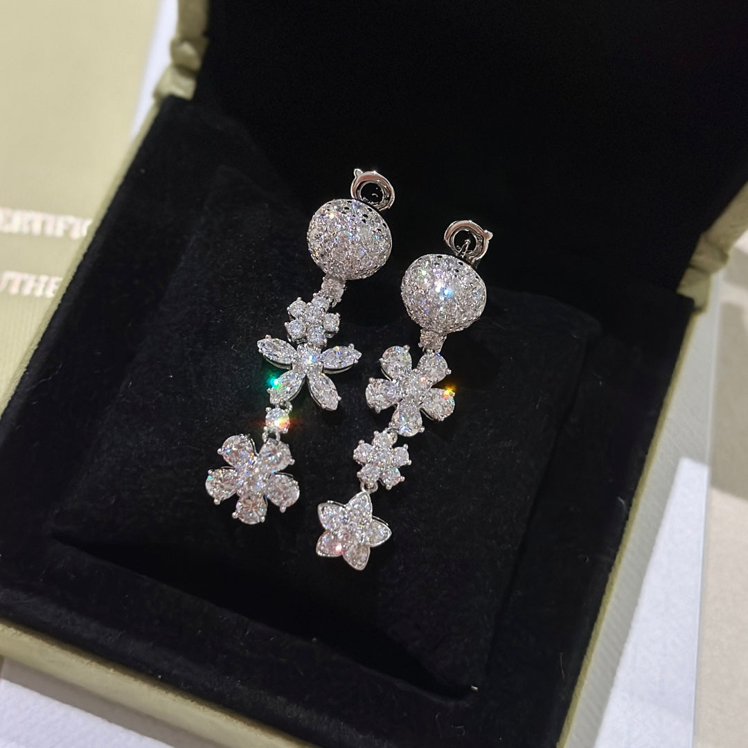 18K Folie Des Pr ̈¦s Earrings