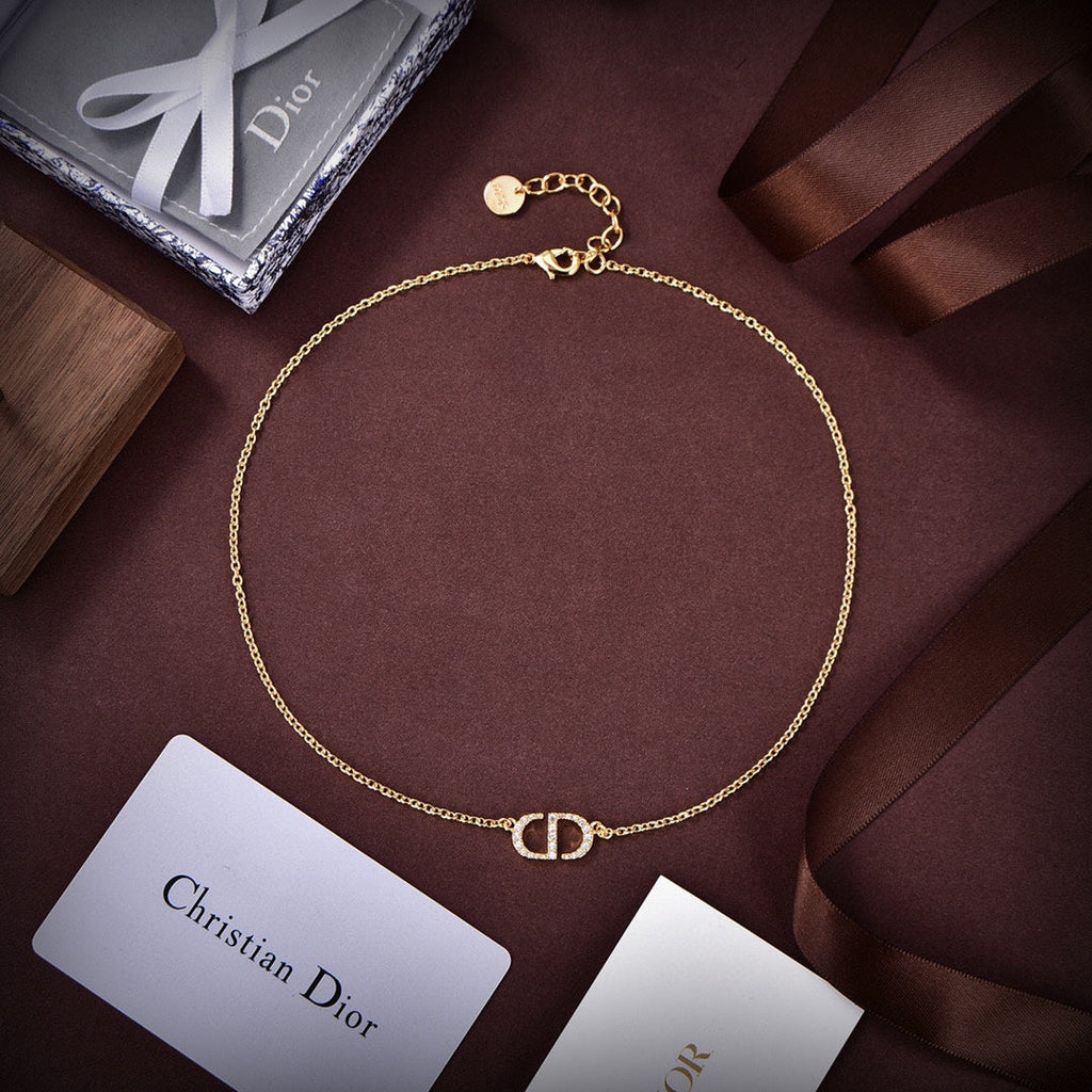 18K Dior Petit Diamonds Necklace