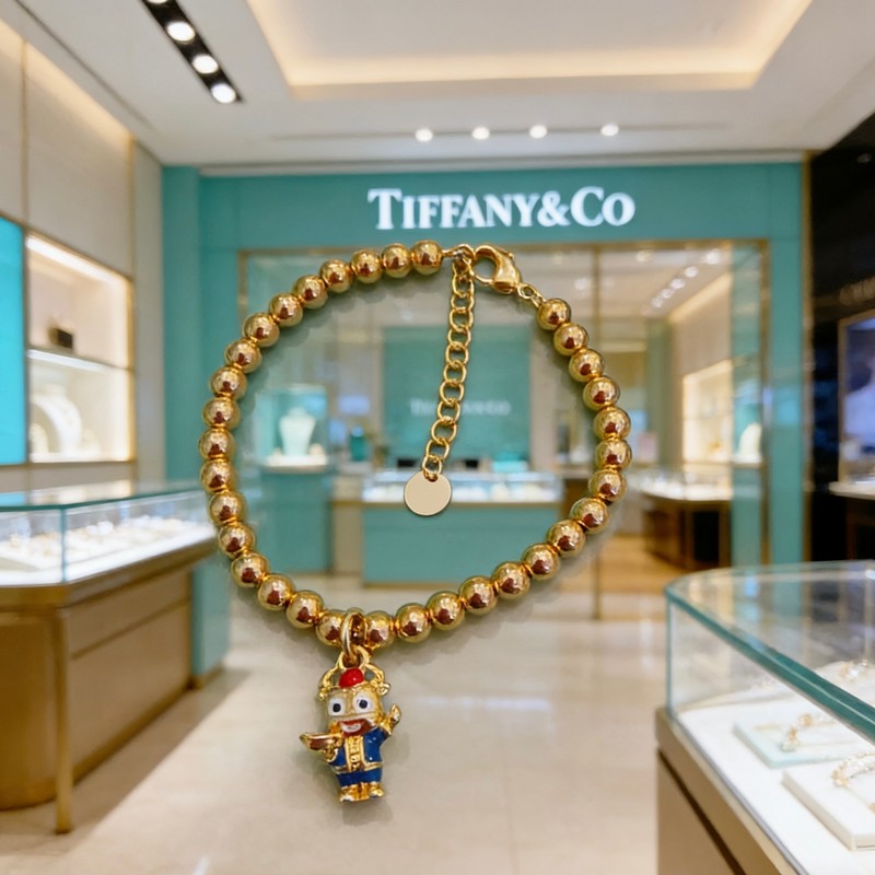 18K Tiffany Return to Tag Bracelet