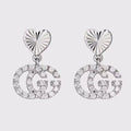 18K Gucci Double Running Earrings