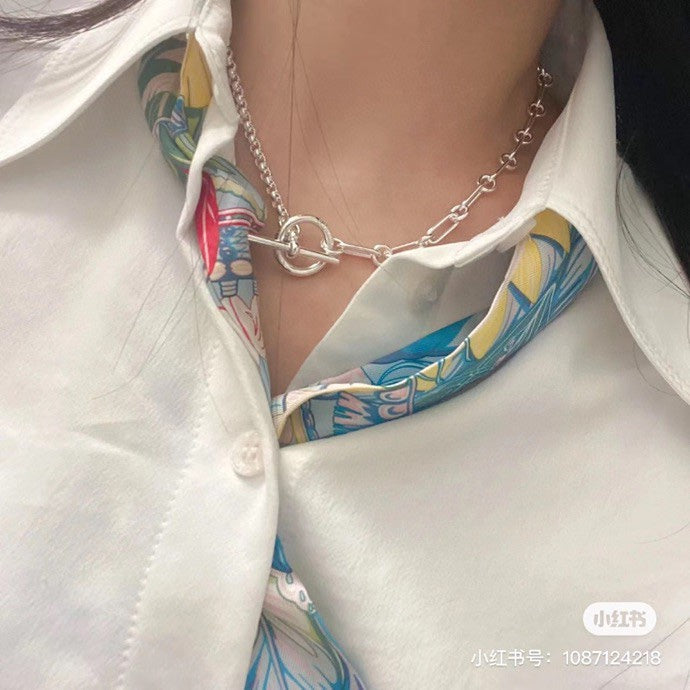 18K Hermes Chaine D'ancre Chain Necklace