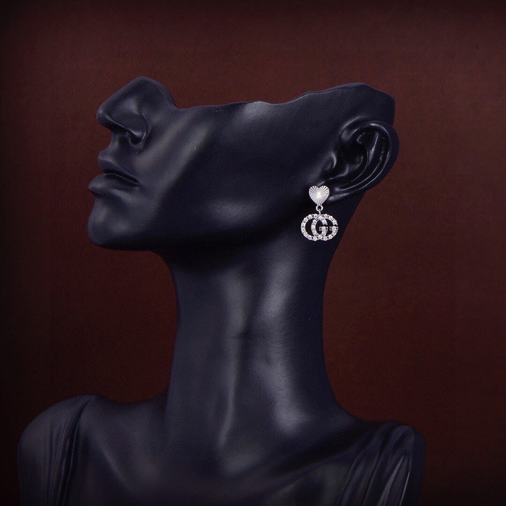 18K Gucci Double Running Earrings