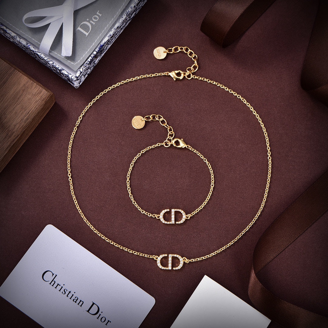 18K Dior Petit Diamonds Necklace