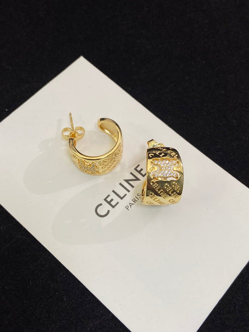 18K Celine Diamonds Earrings