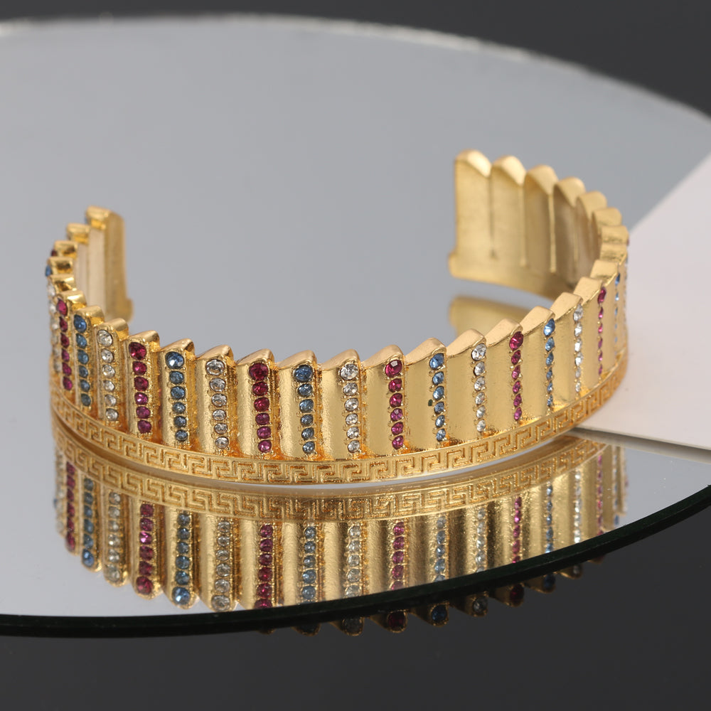 18K Celine Ver Open Cuff Bracelet