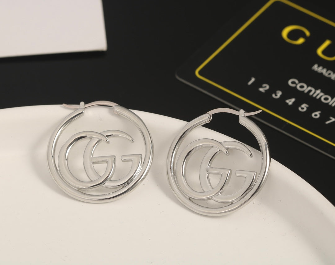 18K Gucci Double Earrings