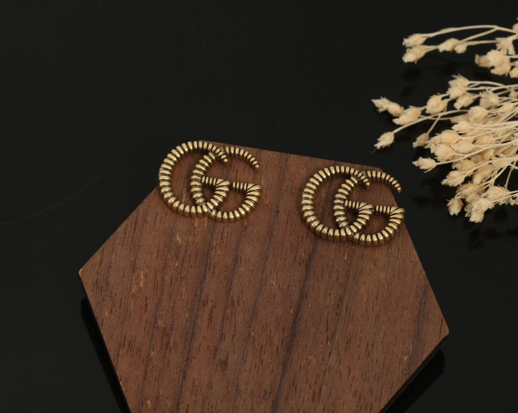 18K Gucci Double Earrings