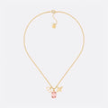 18K Dior Petit Pink Crystal Necklace