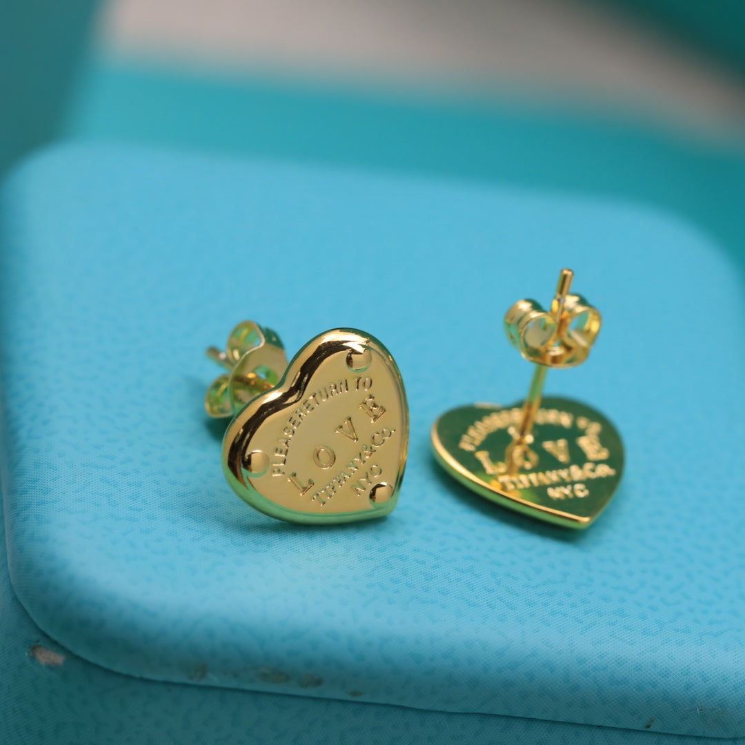 18K Tiffany Return to Love Earrings