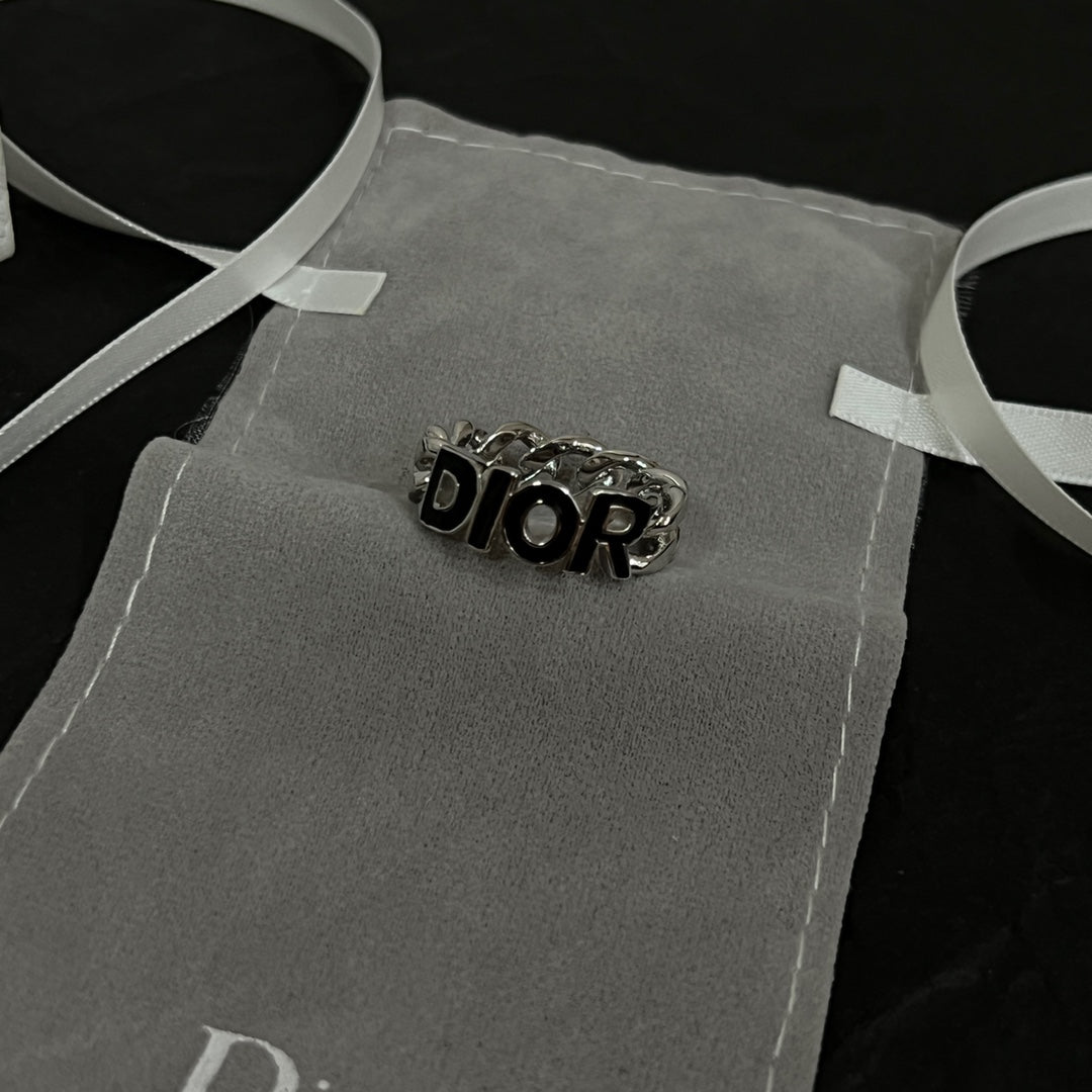 18K Dior Chain Ring