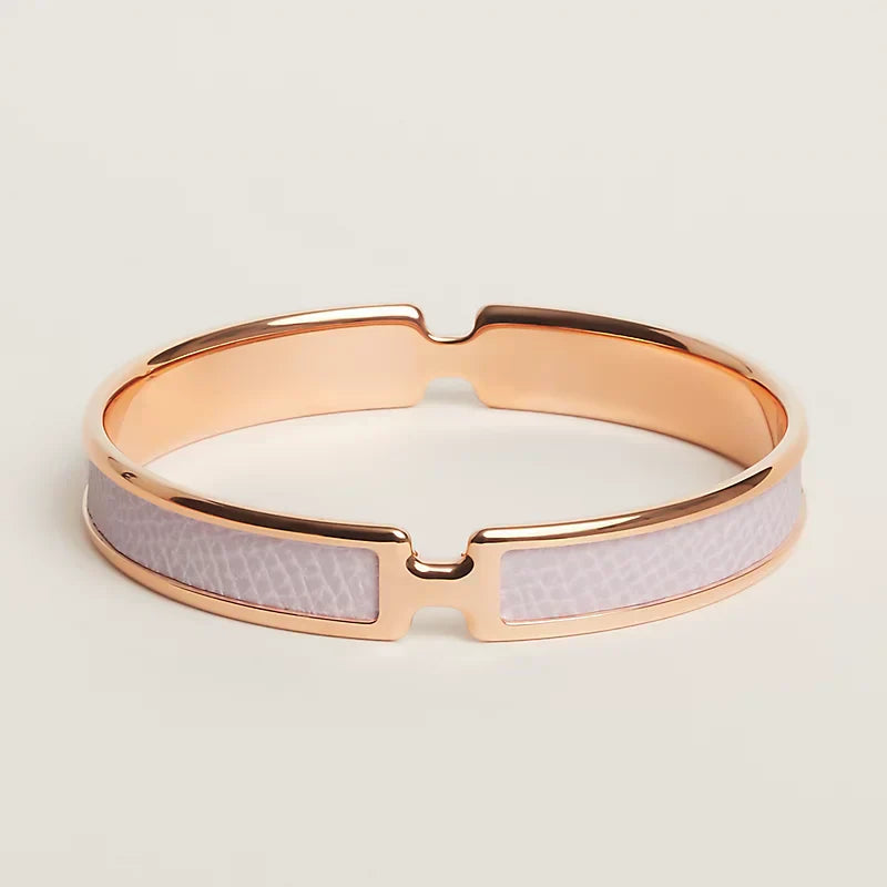18K Hermes Olympe Light Pink Bracelet