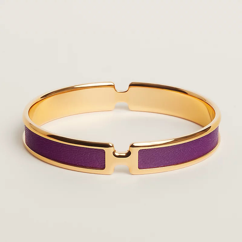 18K Hermes Olympe Purple Bracelet